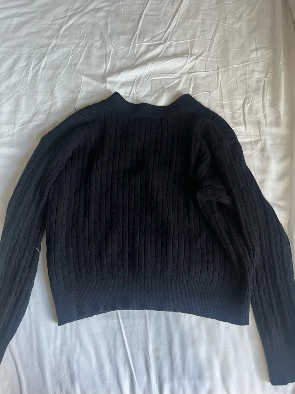 Coalition LA Black Button Cardigan
